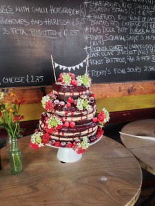 Check out their amazing wedding cake!
