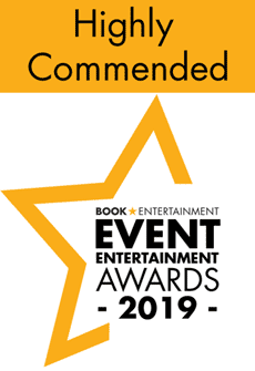 Firefly function band for hire South West England Highly Commended in Event Entertainment Awards 2019